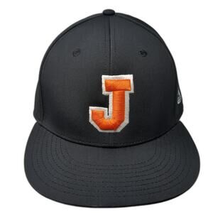 J Tigers Fitted Baseball Cap Black Large Embroidered Logo The Game